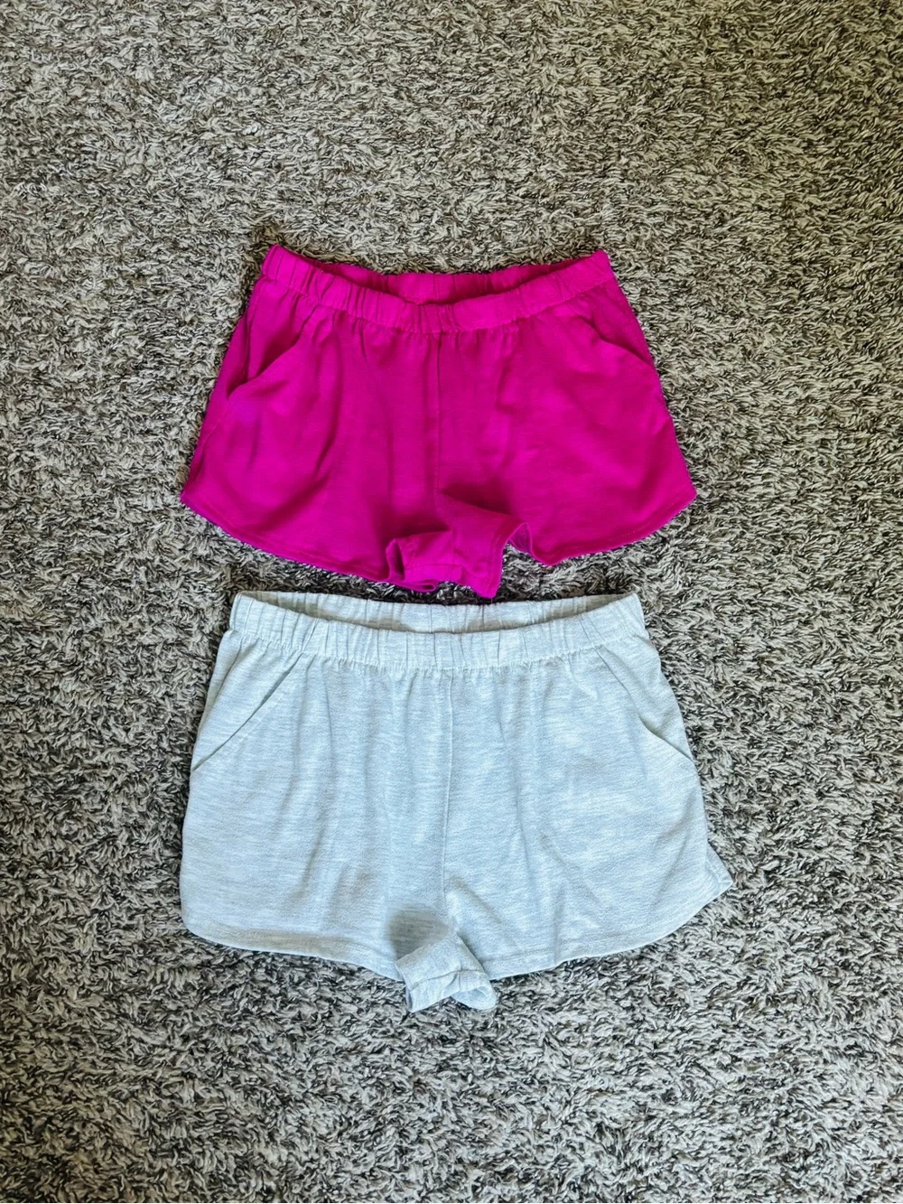 Carter’s Girls Pink & Gray Pajama Shorts Set